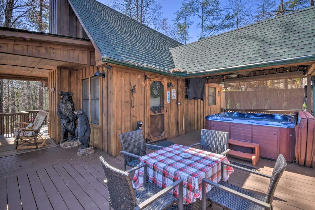Helen Cabin With Deck And Hot Tub Less Than Half Mi To Main St 외부 사진